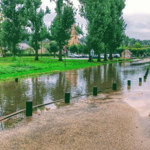 Inondation en Septembre 2017 a Arbonne-la-Foret