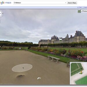 Chateau de Fontainebleau sur Google Street View