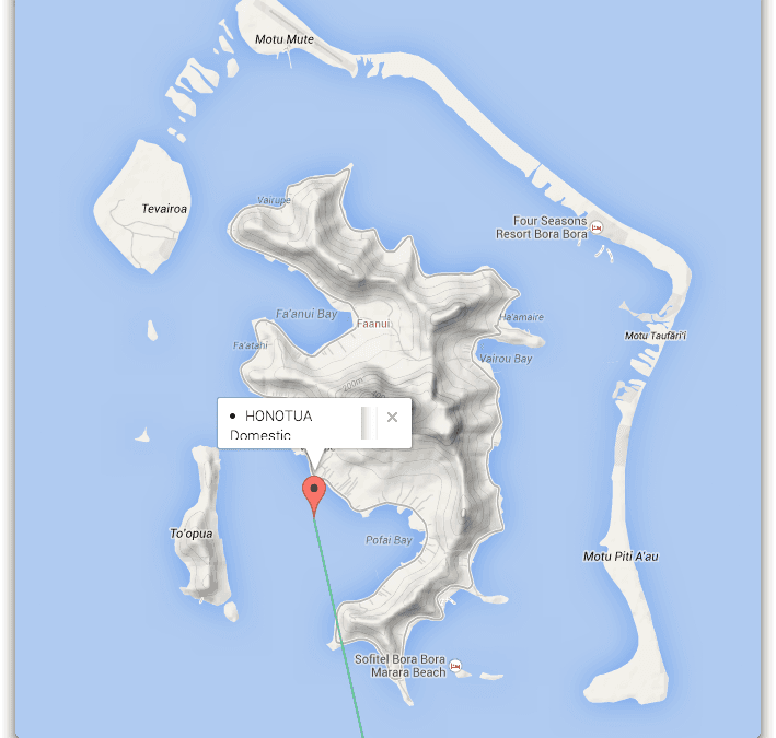 Insolite : Bora-Bora a la fibre optique