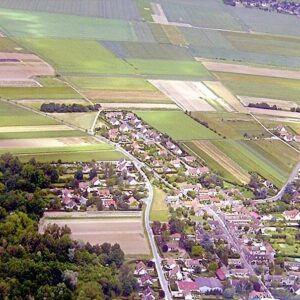 Arbonne-la-foret vue d'avion