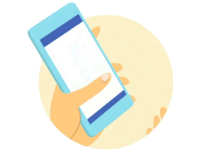 Smartphone secoué