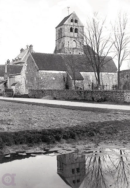 Eglise Arbonne-la-Foret Vue Nord-Ouest (source Mérimée)