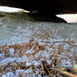 Gravure Rupestre dans un Abri Orné