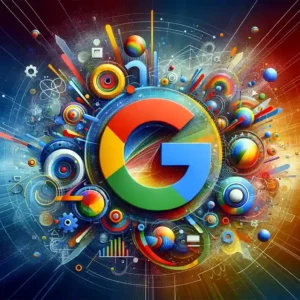 Logo Google stylisé par DALLE-E