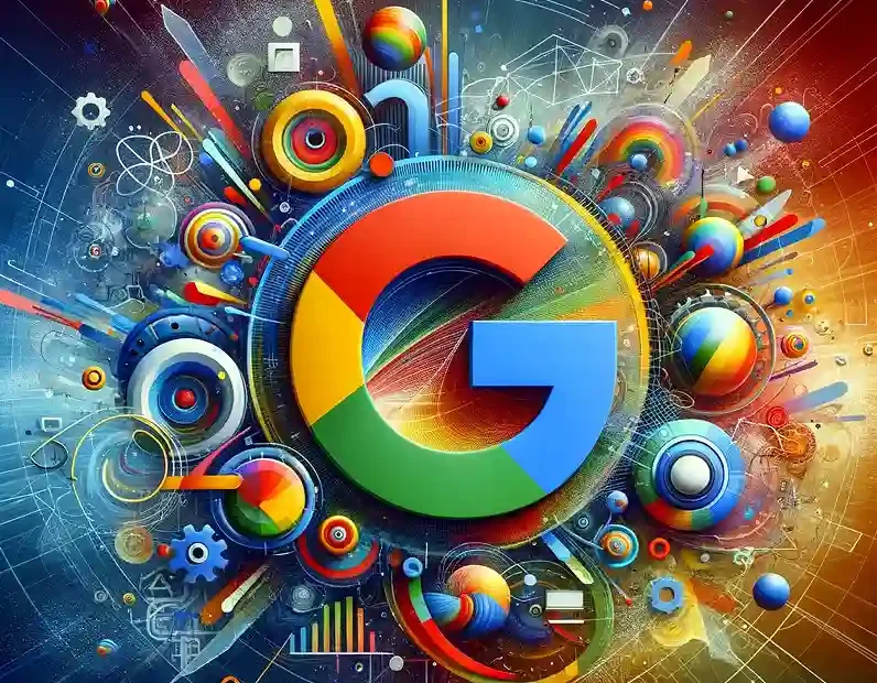 Logo Google stylisé par DALLE-E