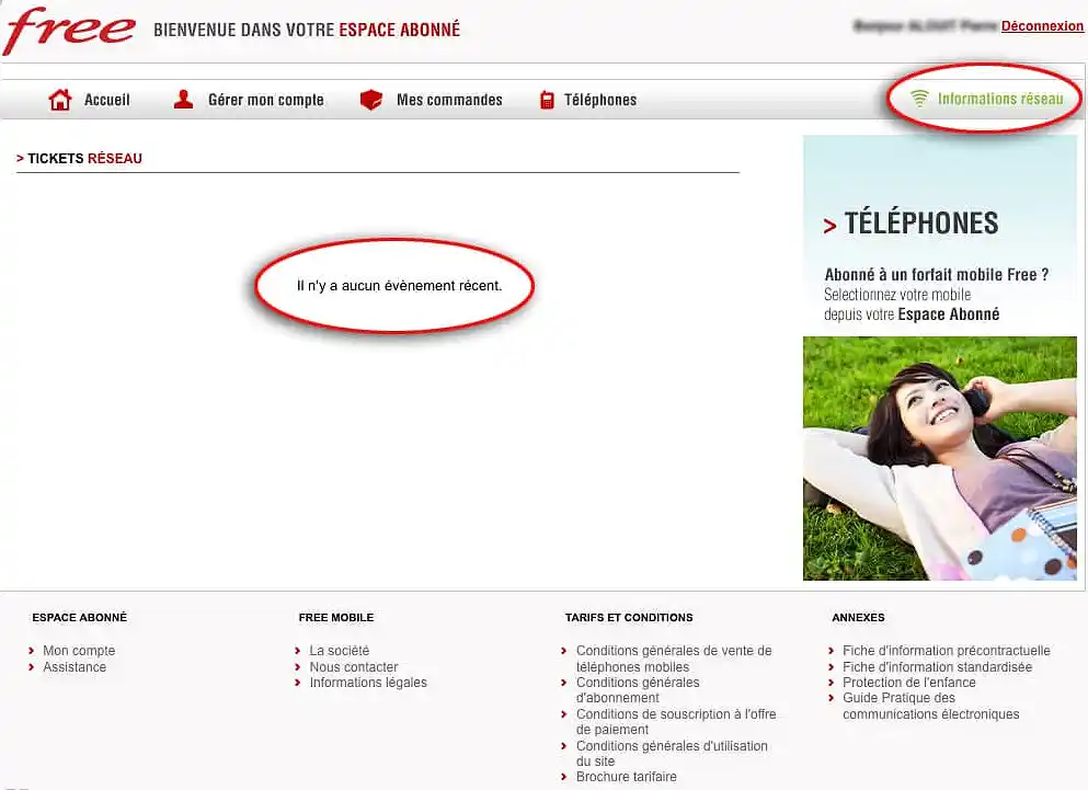 Free-Mobile – état du réseau
