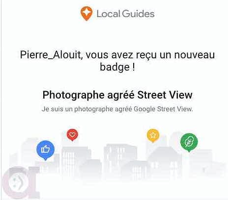 Photographe agréé Google Street View
