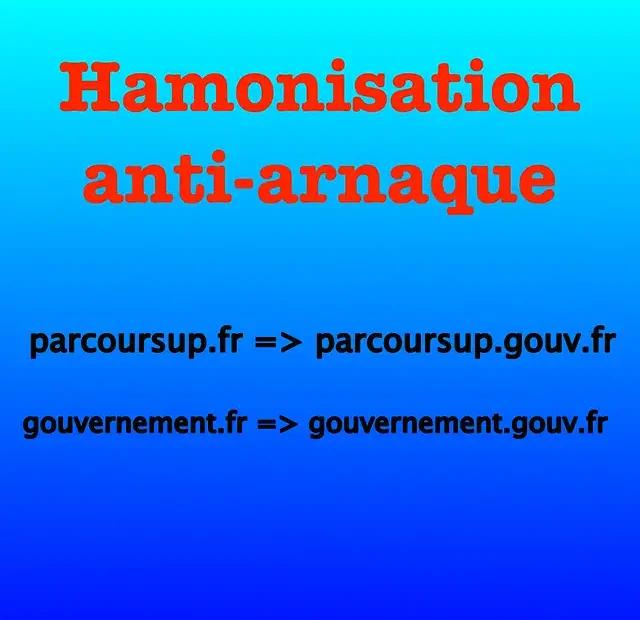 Harmonisation .gouv.fr anti arnaque