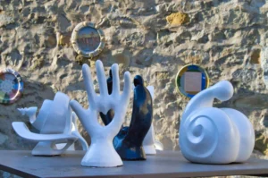 Quelques oeuvres de Vincent Mulet à la Prison de Fontainebleau