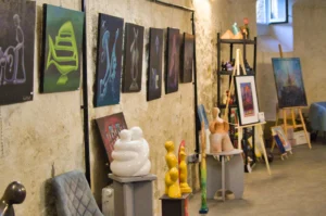 Quelques oeuvres de Vincent Mulet à la Prison de Fontainebleau