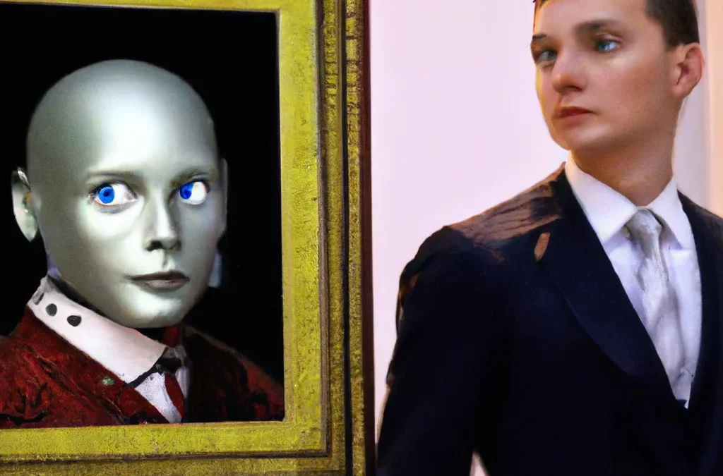 L’intelligence artificielle et la robotique à l’honneur : le robot humanoïde Ai-Da dévoile un portrait d’Alan Turing aux enchères