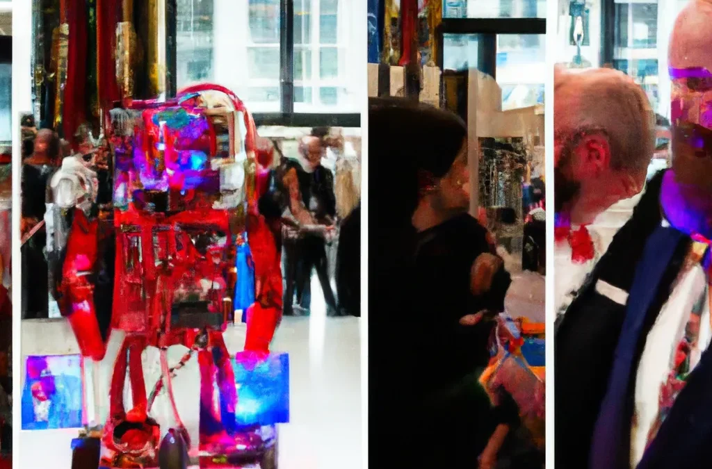 Une création d’un artiste robot humanoïde mise aux enchères à Londres