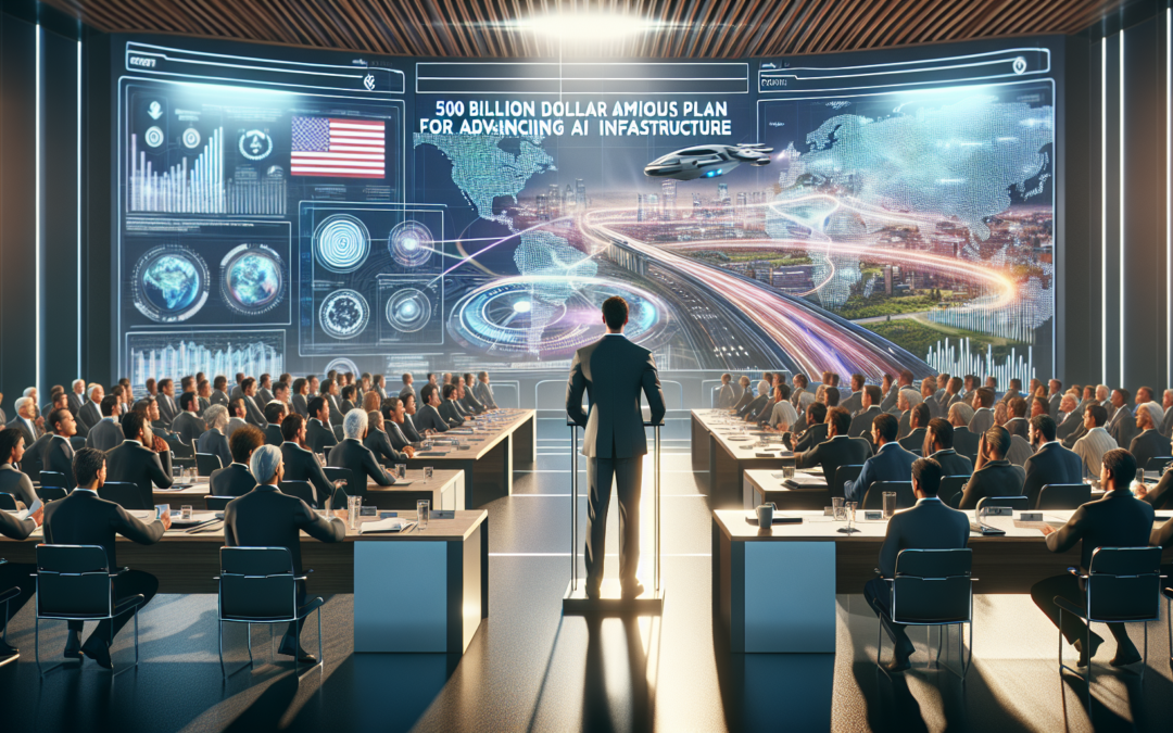 Donald Trump dévoile un plan ambitieux de 500 milliards de dollars pour propulser le secteur des infrastructures en intelligence artificielle