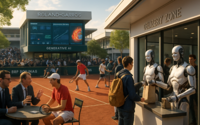 Actualités du matin : l’IA générative à Roland-Garros, les humanoïdes en livraison, et le scandale Builder.ai