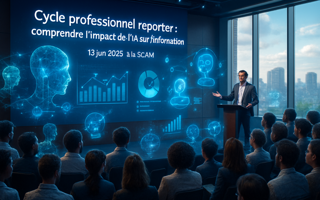 Cycle professionnel reporter – comprendre l’impact de l’ia sur l’information, le 18 juin 2025 à la scam