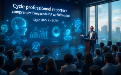 Cycle professionnel reporter – comprendre l’impact de l’ia sur l’information, le 18 juin 2025 à la scam