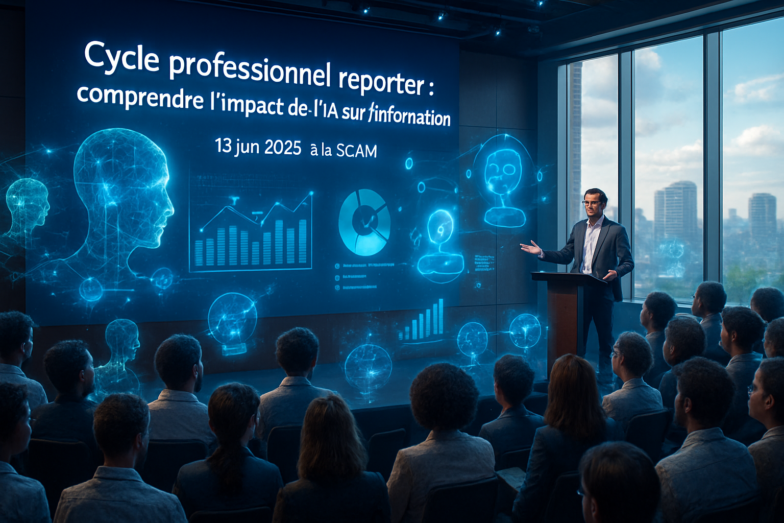 Cycle professionnel reporter – comprendre l’impact de l’ia sur l’information, le 18 juin 2025 à la scam