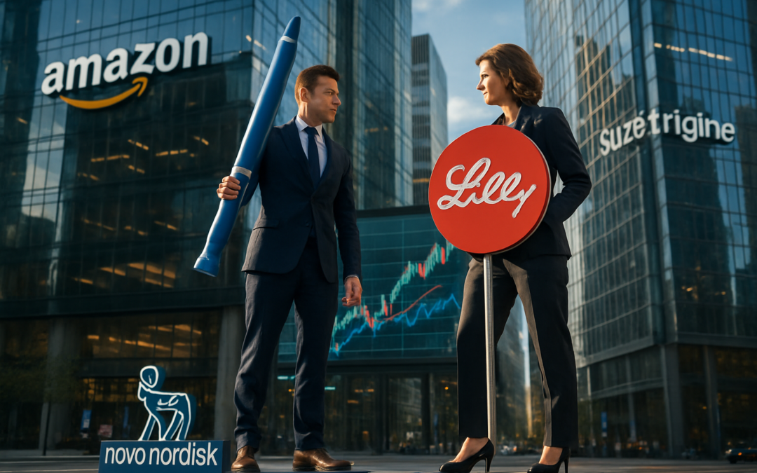 Les dernières nouvelles internationales : Amazon et suzetrigine en tête d’affiche, rivalité entre Novo Nordisk et Lilly