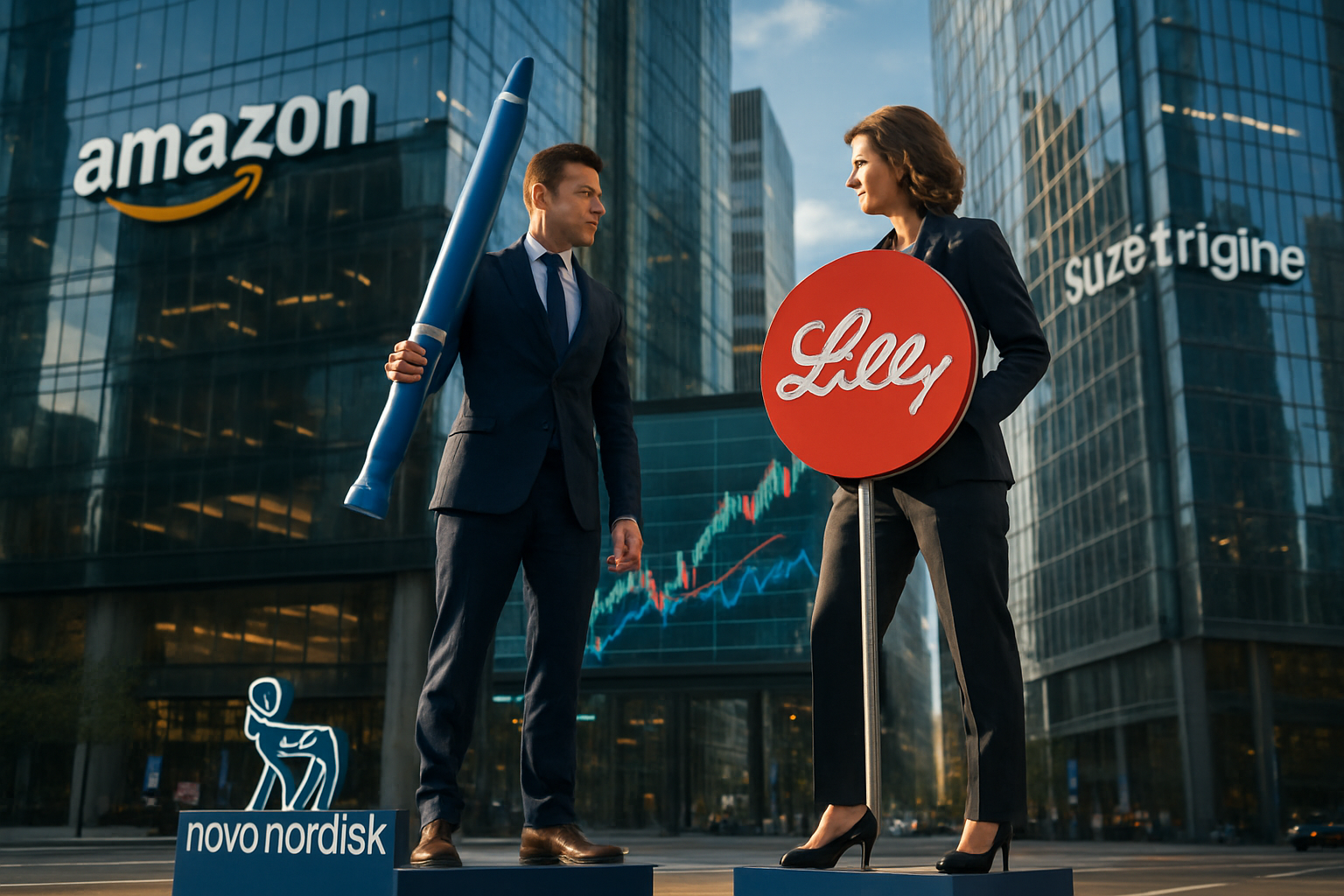 Les dernières nouvelles internationales : Amazon et suzetrigine en tête d’affiche, rivalité entre Novo Nordisk et Lilly