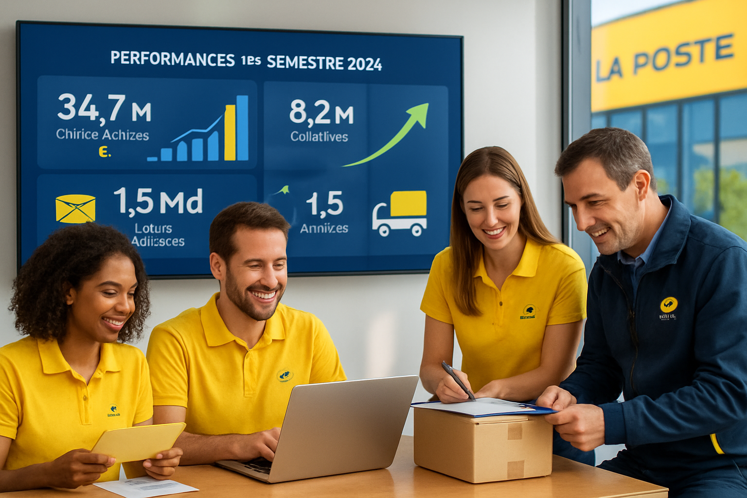 découvrez l'analyse des performances du groupe la poste au premier semestre 2024 : résultats financiers, faits marquants et perspectives de développement pour l'année en cours.