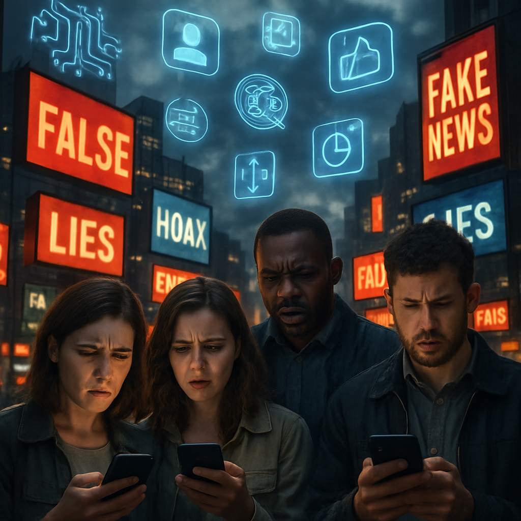 découvrez comment l'intelligence artificielle alimente la désinformation à un rythme sans précédent, bouleversant la confiance dans l'information et posant de nouveaux défis pour la société.