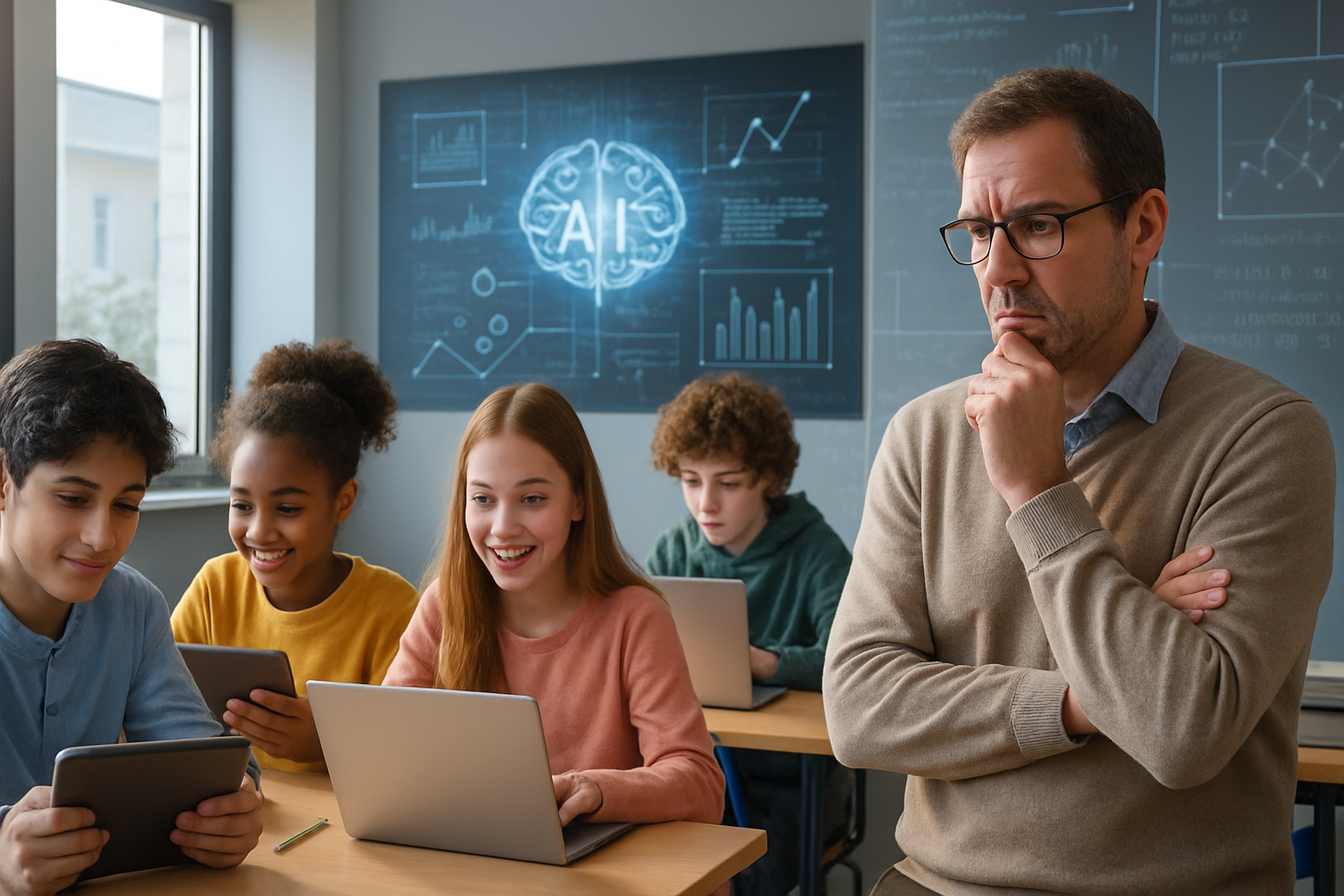 découvrez comment l'intelligence artificielle transforme rapidement l'éducation, accentuant le décalage entre élèves et enseignants et soulevant de nouveaux défis pour le milieu scolaire.