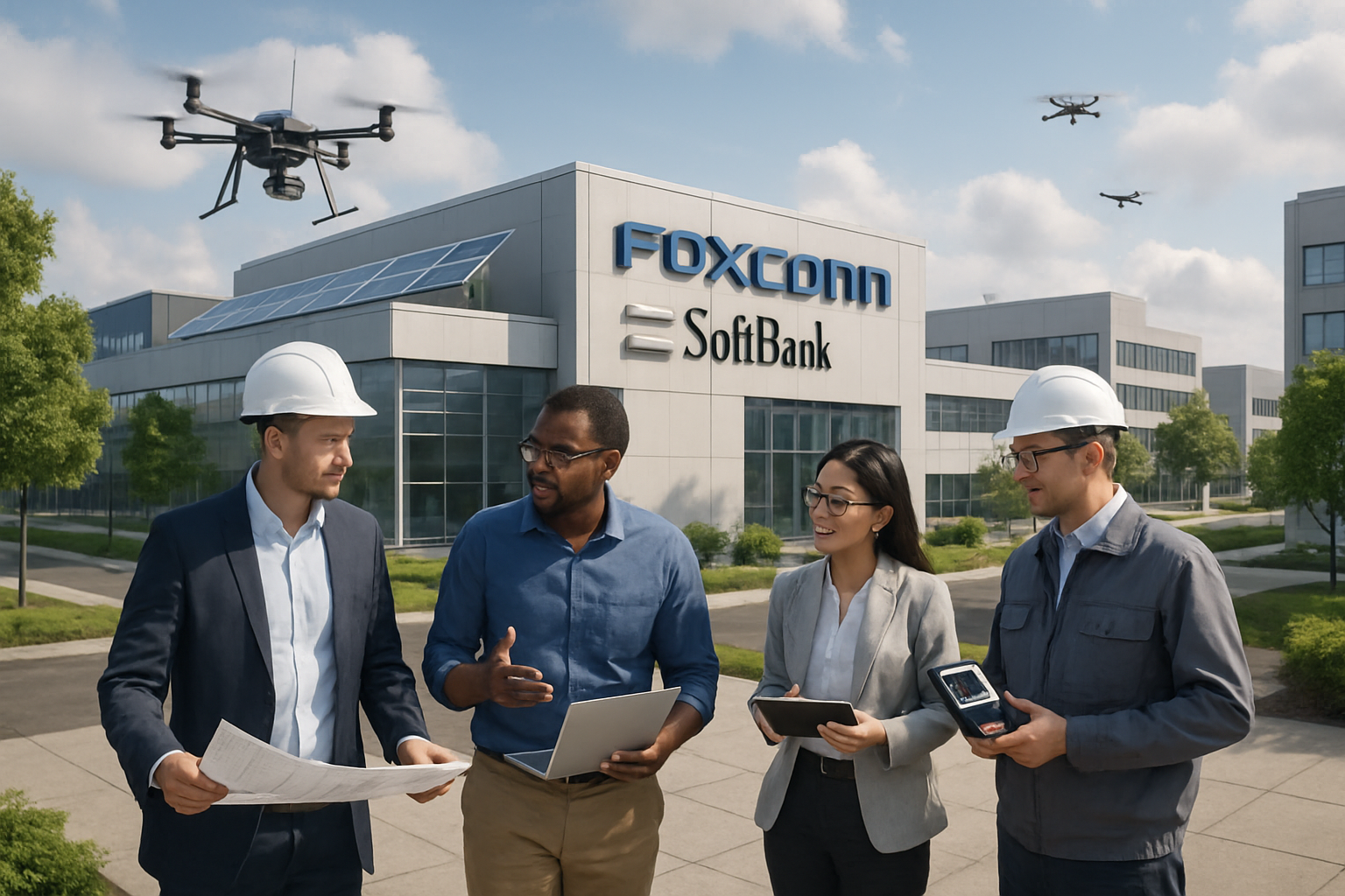 softbank réalise une acquisition stratégique en achetant l'usine foxconn dans l'ohio, renforçant ainsi son initiative ia stargate, selon bloomberg news. découvrez les implications de ce mouvement pour l'avenir de l'intelligence artificielle et de l'industrie tech.