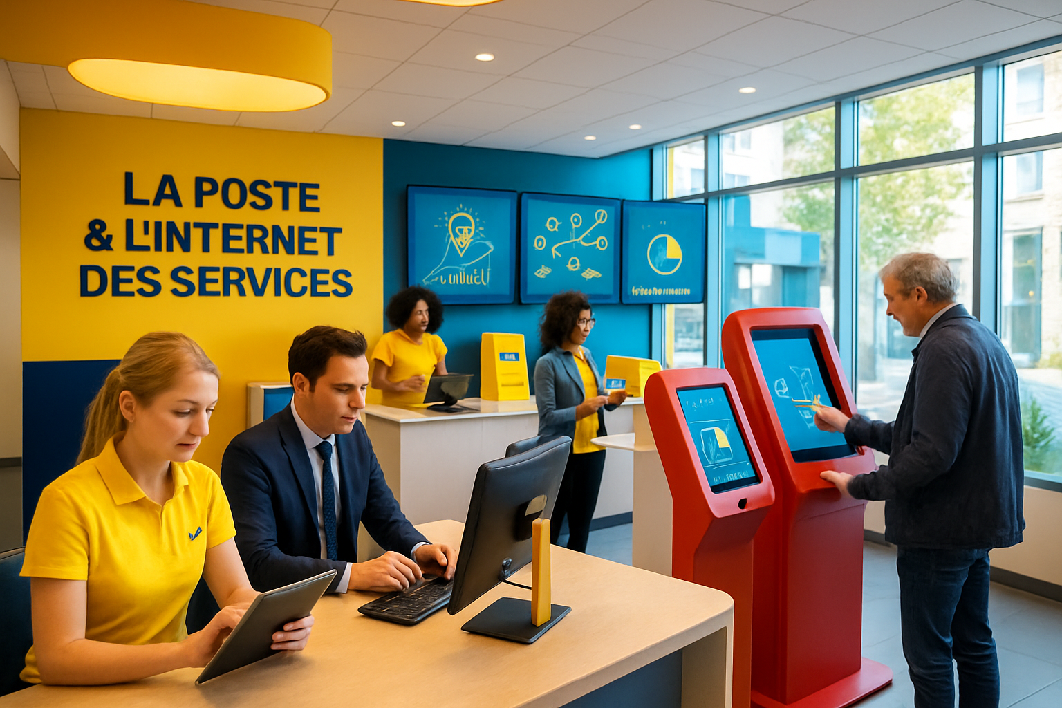 découvrez comment la poste innove lors du ces 2016 en adoptant l'internet des services, s'engageant ainsi résolument vers l'avenir et la transformation digitale pour proposer de nouveaux usages connectés.