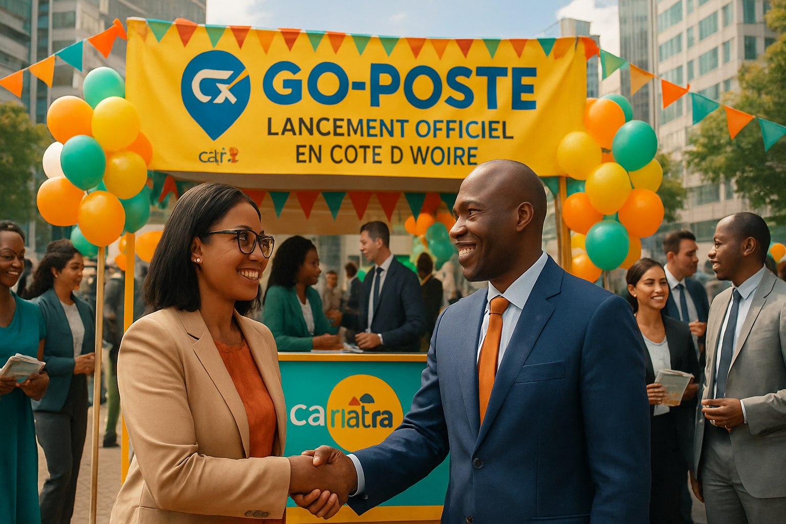 découvrez le lancement officiel du service go-poste en côte d'ivoire, fruit d'une collaboration innovante entre la poste et caftrade, visant à révolutionner la livraison et les services postaux dans le pays.