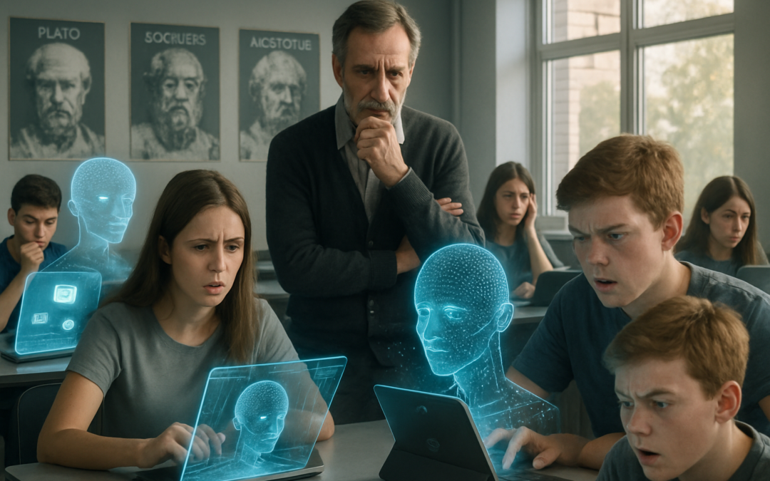 Enseigner la philosophie en 2025 : Comment l’intelligence artificielle pourrait affaiblir plutôt qu’aider les élèves