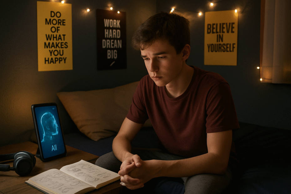 découvrez comment l'intelligence artificielle devient le confident privilégié des adolescents d'aujourd'hui, en les aidant à exprimer et comprendre leurs émotions à l'ère du numérique.