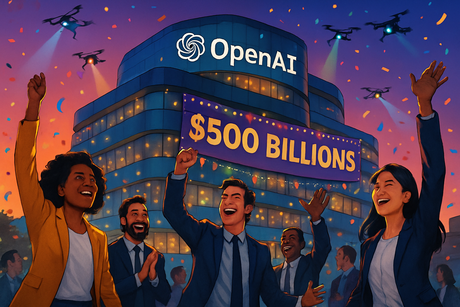 découvrez comment openai a atteint une valorisation record de 500 milliards de dollars, marquant une étape historique et inégalée pour une start-up technologique dans le secteur de l'intelligence artificielle.