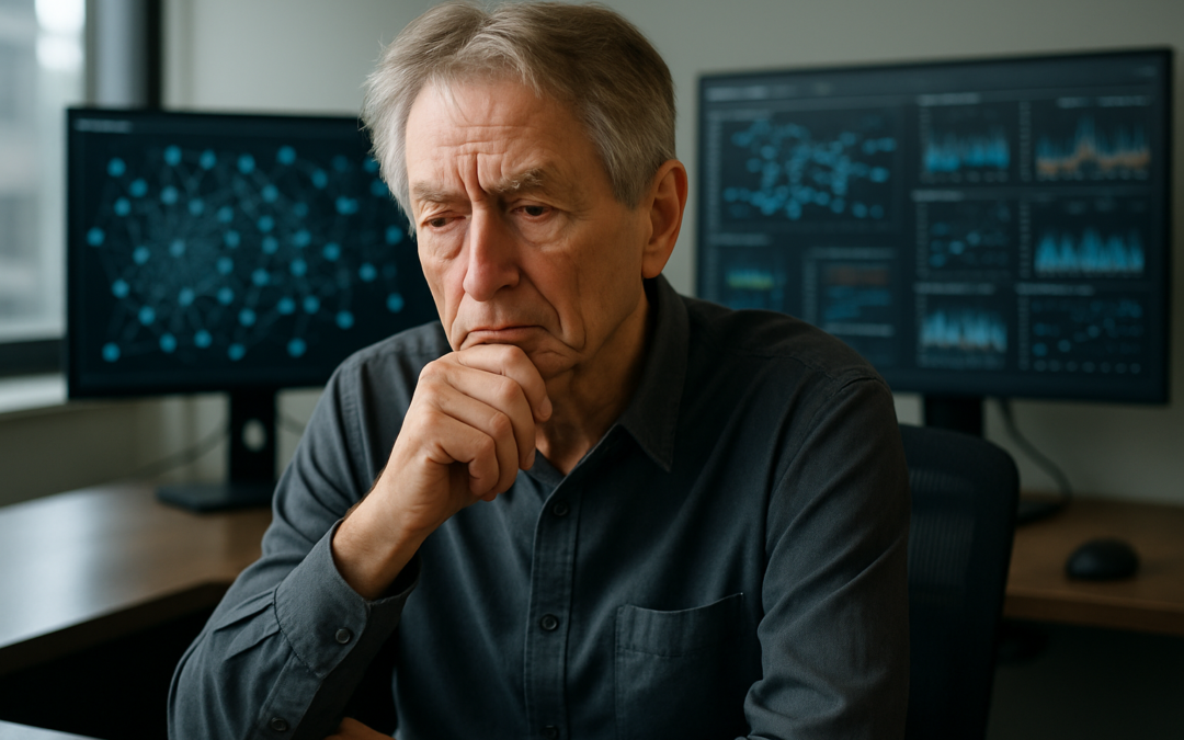 Geoffrey Hinton, prix Nobel, prévient : l’IA ne deviendra vraiment profitable qu’au prix de la disparition massive des emplois