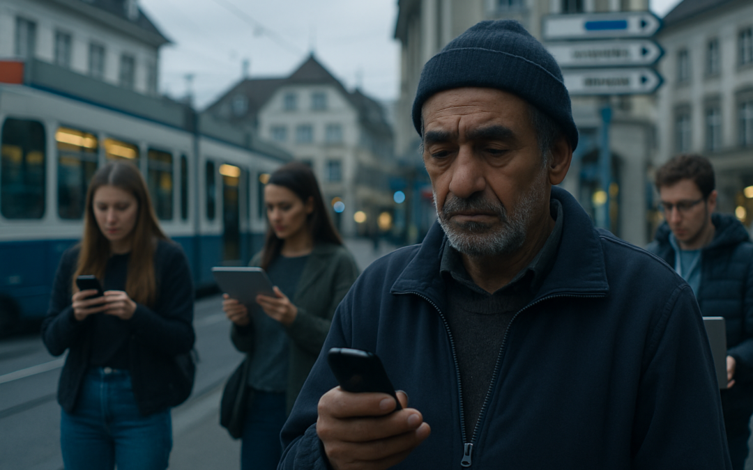 La fracture numérique en Suisse : quand la population marginalisée reste hors ligne