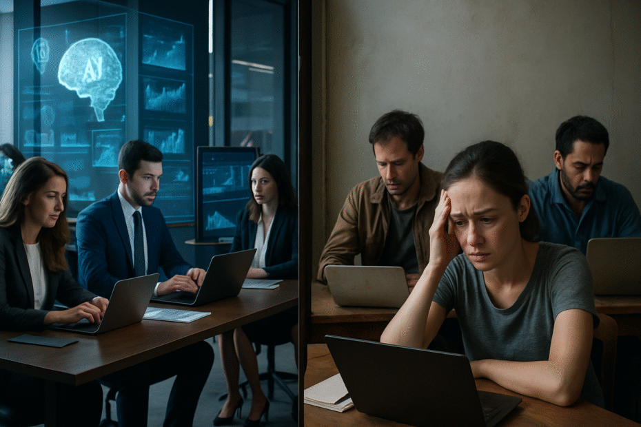 découvrez l'analyse de yann gabay (oreegami) sur l'impact de l'intelligence artificielle dans les entreprises, et comment elle peut accentuer les inégalités sociales au sein des organisations.