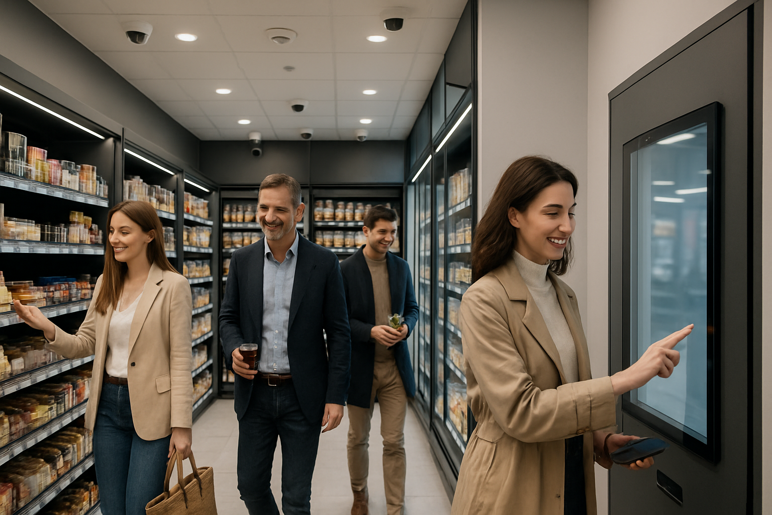 découvrez en vidéo la première épicerie autonome en europe, sans vendeur ni carte bancaire, utilisant l'intelligence artificielle pour une expérience d'achat innovante et sans friction.