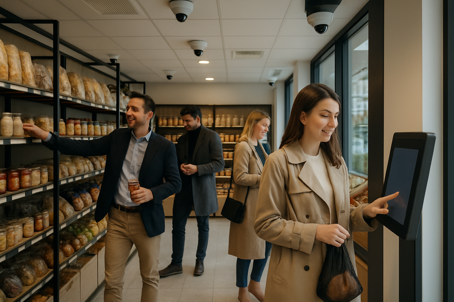 découvrez en exclusivité la première épicerie autonome en europe, sans vendeur ni paiement par carte bancaire, grâce à une technologie révolutionnaire propulsée par l'intelligence artificielle.