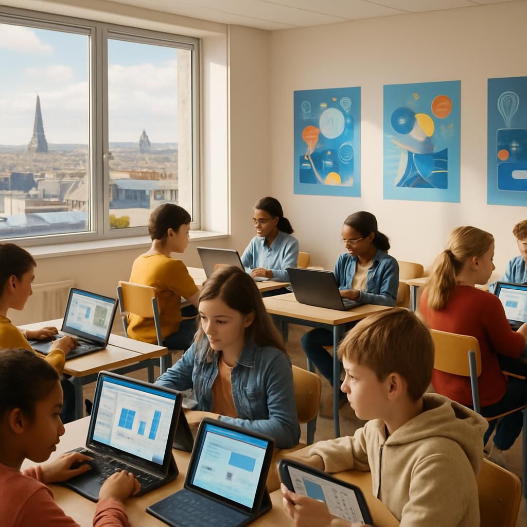découvrez comment les élèves parisiens passent de microsoft à des solutions françaises innovantes pour leur éducation, favorisant autonomie et sécurité numérique.