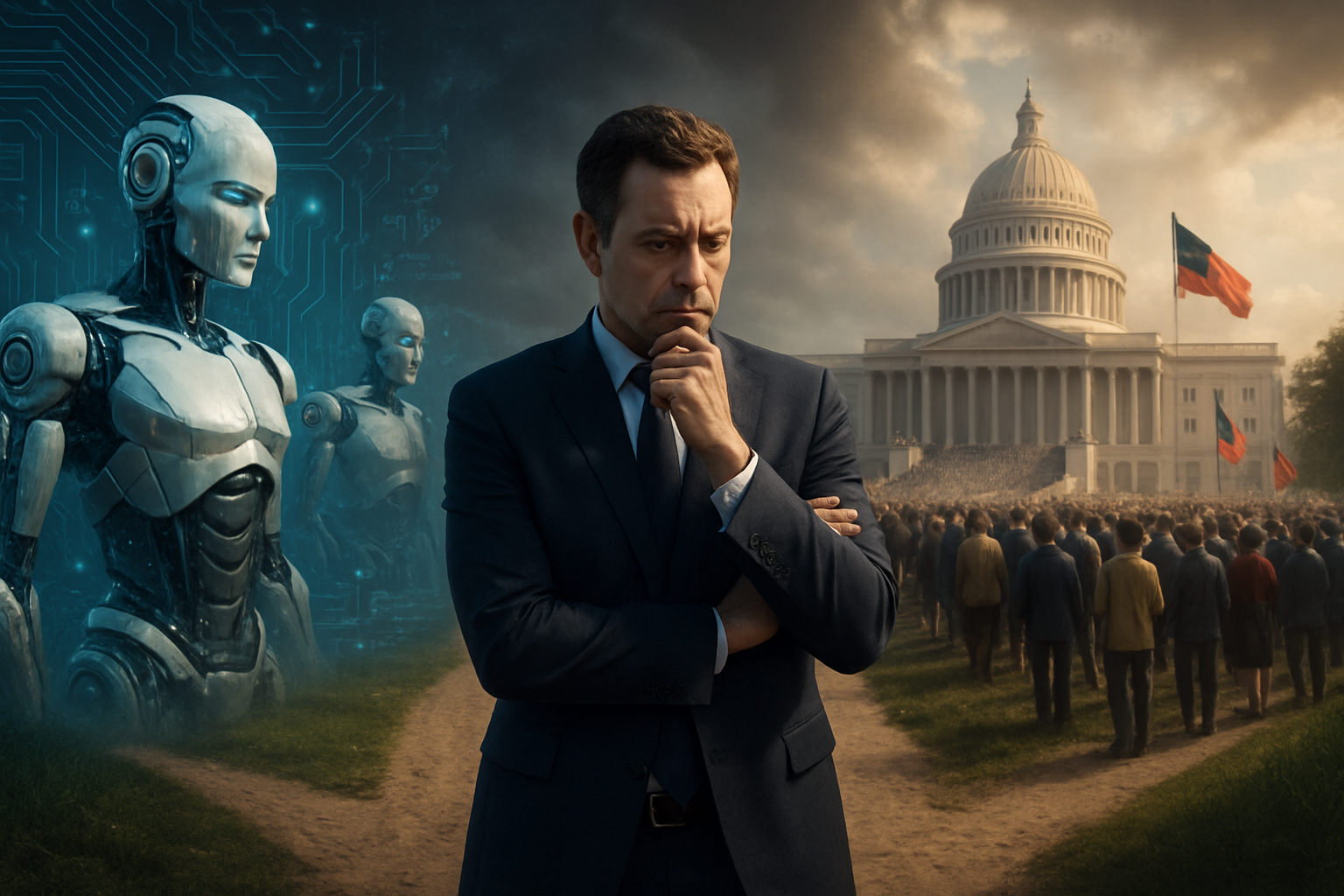 découvrez comment la frontière entre homme et machine redéfinit la politique moderne, marquant un tournant décisif dans notre société.