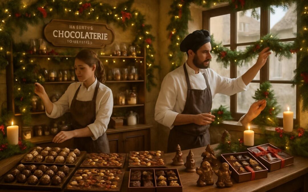 La Petite Chocolaterie de Gallician se prépare pour les fêtes avec de délicieuses créations