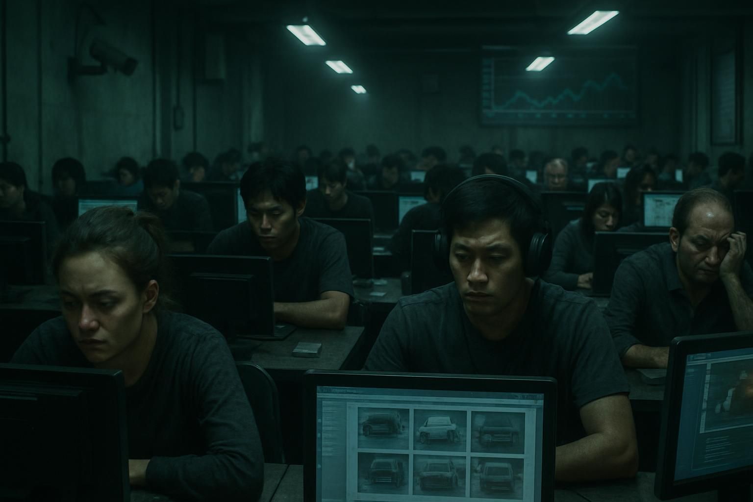 découvrez l'impact humain des tâches de labellisation des données dans l'intelligence artificielle et explorez les enjeux éthiques liés aux ateliers numériques exploitants.