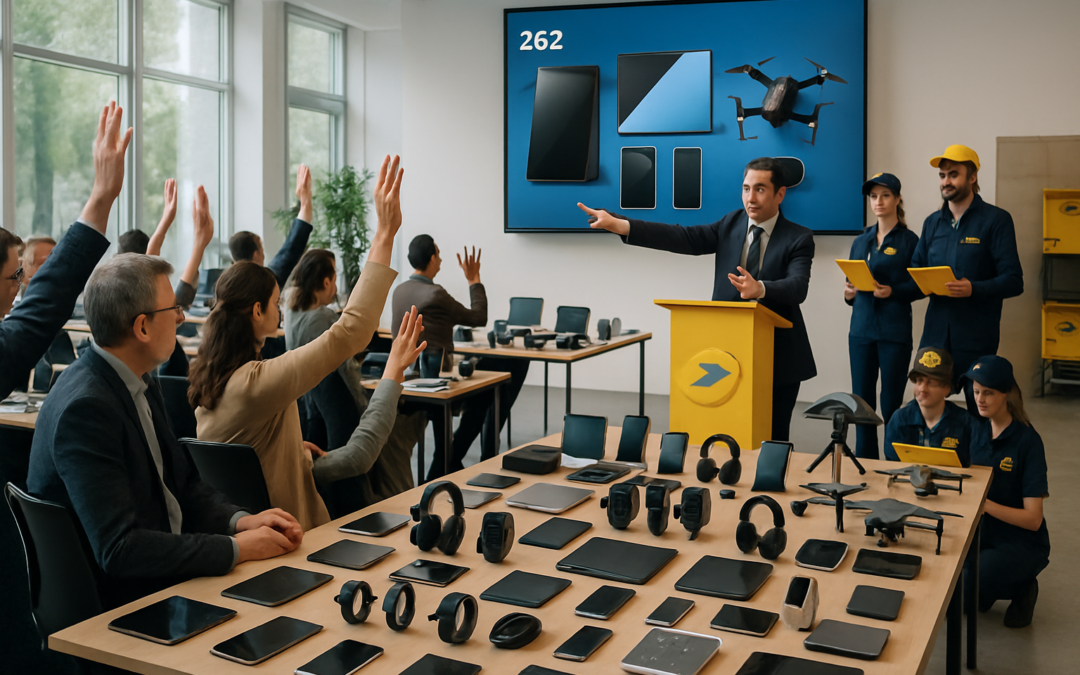 Vente aux enchères exceptionnelle La Poste : 262 produits high-tech à ne surtout pas manquer !