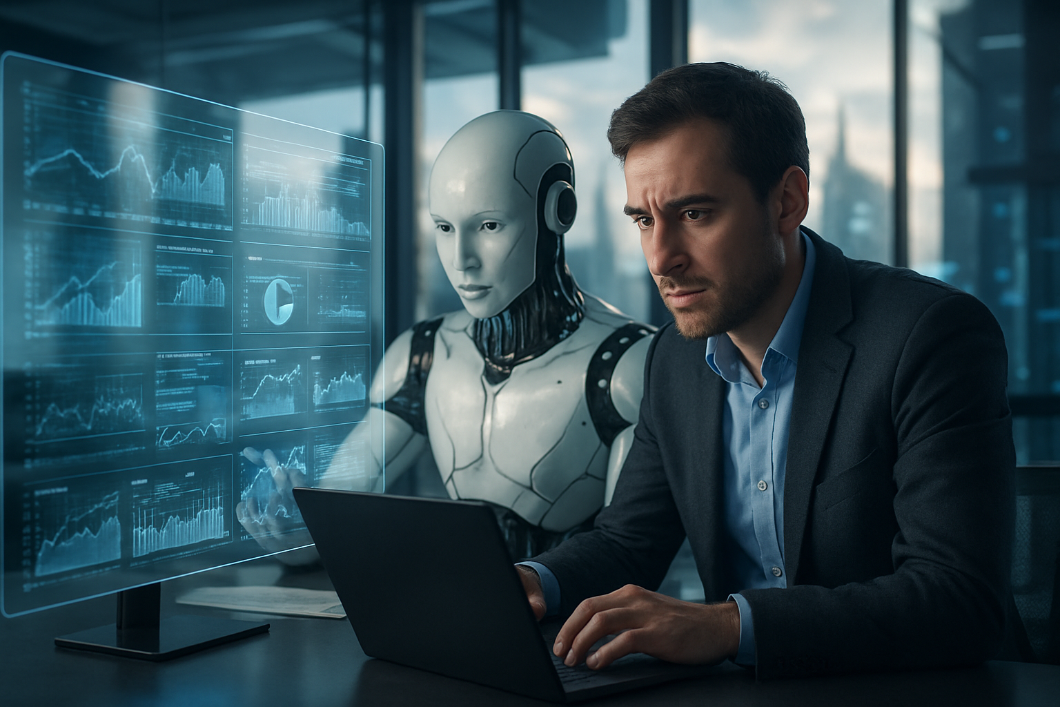 découvrez comment l'intelligence artificielle transforme le monde du travail : menace ou opportunité ? analyse des dernières données qui remettent en question nos idées reçues sur l'emploi.