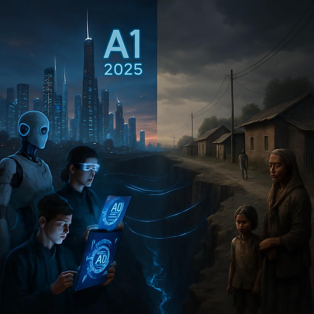 découvrez comment l'adoption mondiale de l'intelligence artificielle en 2025 accentue le fossé numérique entre les pays, avec des opportunités et défis variés selon les régions.