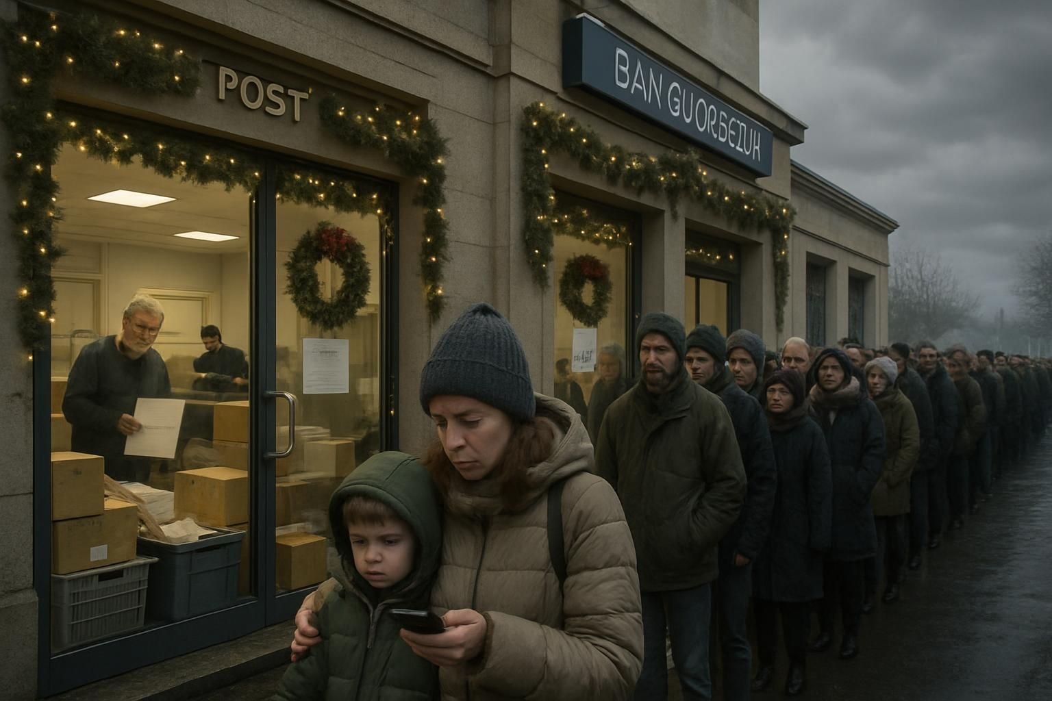 découvrez comment une panne majeure affecte les services de la banque postale et la poste à l'approche de noël, perturbant la distribution et les opérations bancaires essentielles.