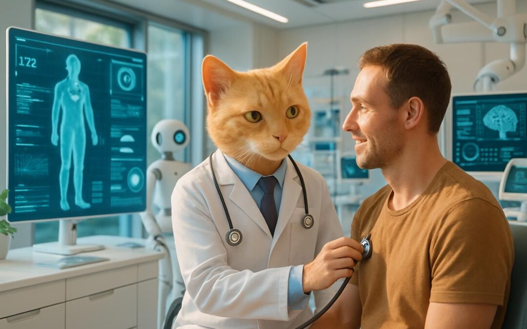 C’est déjà demain : quand l’IA, incarnée par Docteur Chat GPT, révolutionne la santé