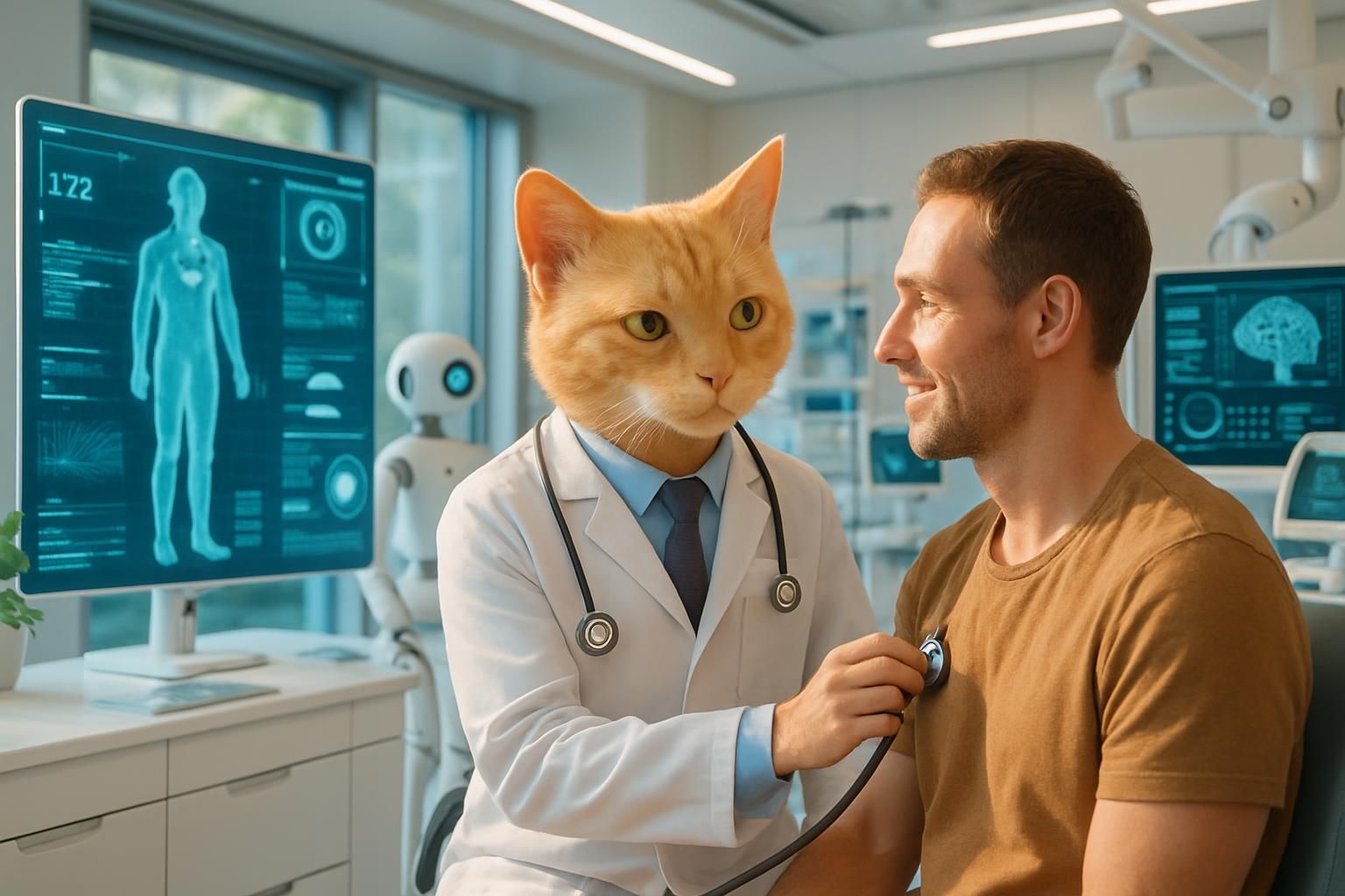 C’est déjà demain : quand l’IA, incarnée par Docteur Chat GPT, révolutionne la santé