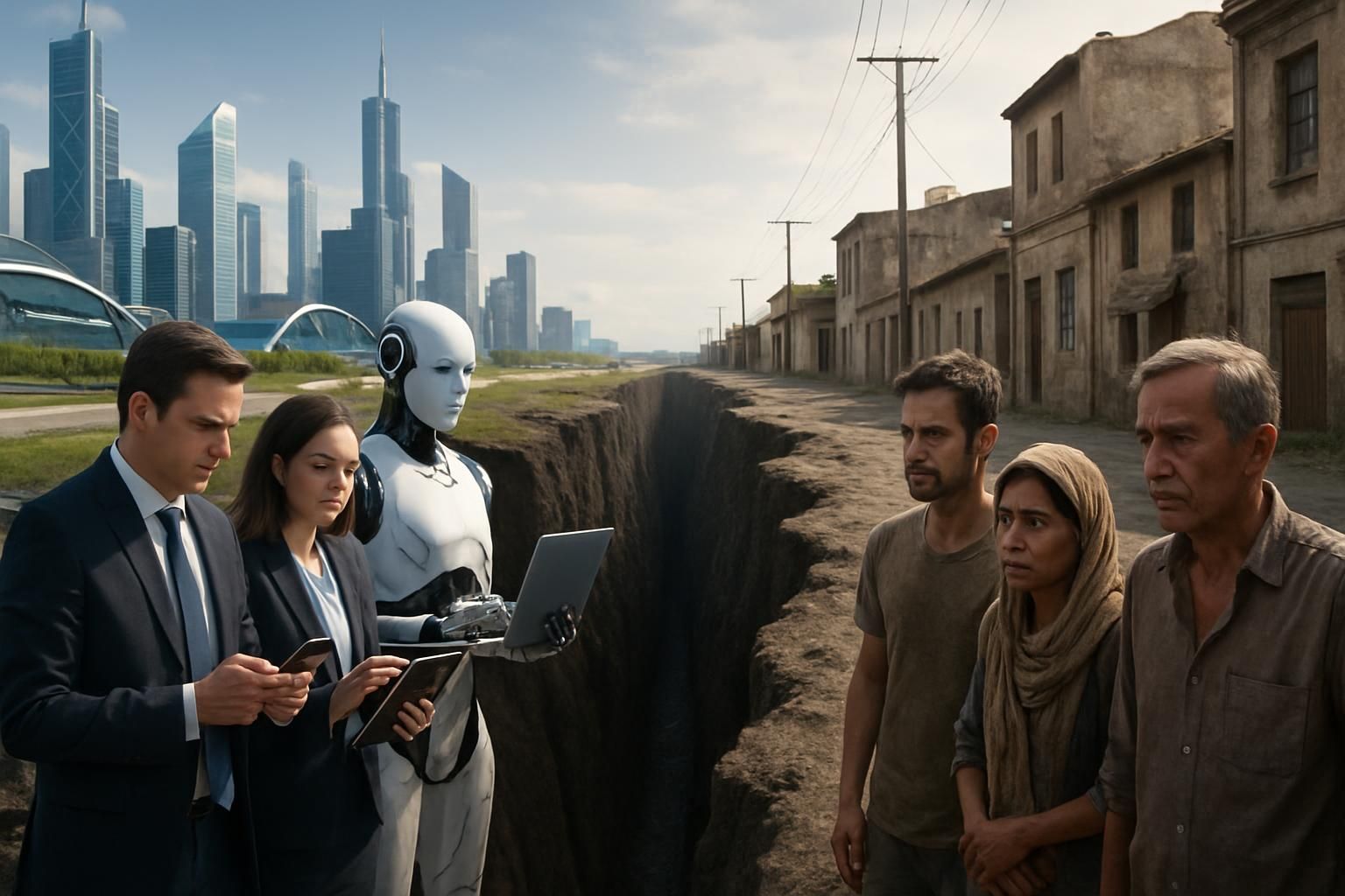 découvrez comment l'intelligence artificielle pourrait aggraver les inégalités économiques mondiales et pourquoi il est crucial pour chaque dirigeant d'entreprise d'en comprendre les enjeux.