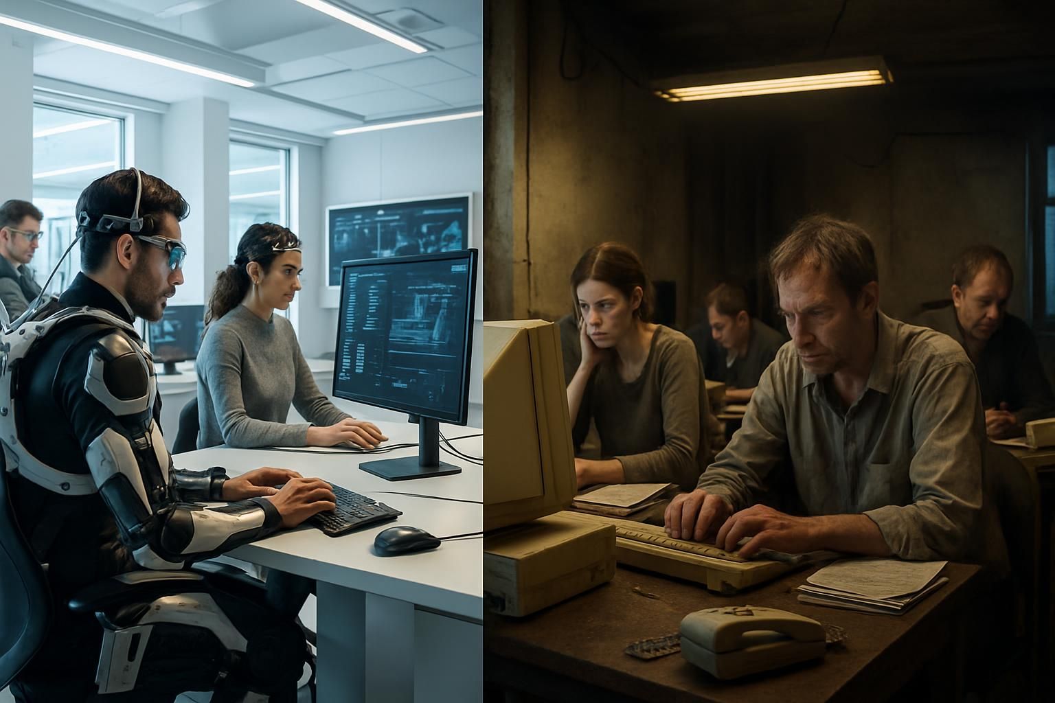 découvrez comment l'intelligence artificielle accentue la fracture entre travailleurs augmentés et marginalisés, en impactant les compétences et les opportunités dans le monde professionnel.