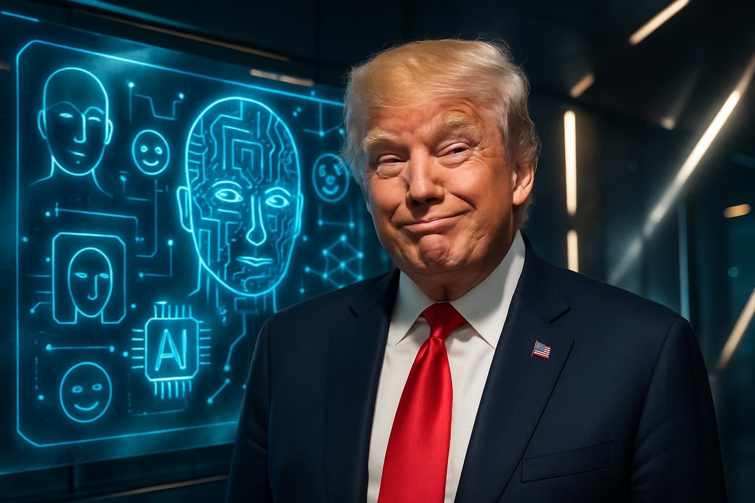 explorez comment donald trump utilise l'intelligence artificielle pour franchir une étape critique, mêlant humour et controverse dans ses nouvelles prises de parole.